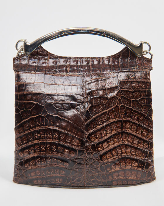 Сумка из тиснёной кожи под аллигатора — фото 3
