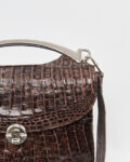 Сумка из тиснёной кожи под аллигатора — фото 4