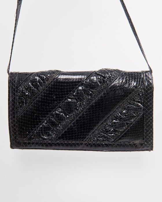 Винтажная сумка из кожи рептилии