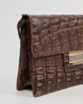 Сумка из тиснёной кожи под аллигатора — фото 4