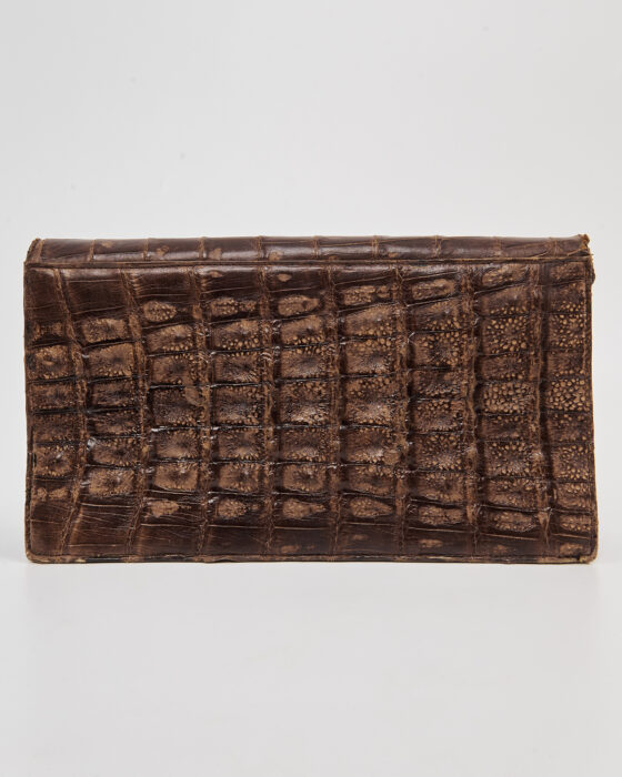 Сумка из тиснёной кожи под аллигатора — фото 5