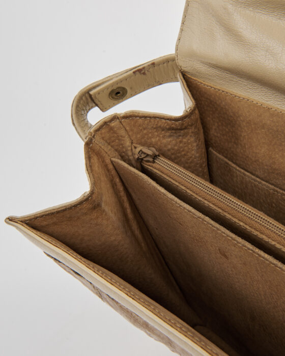 Винтажная сумка из тиснёной кожи — фото 6