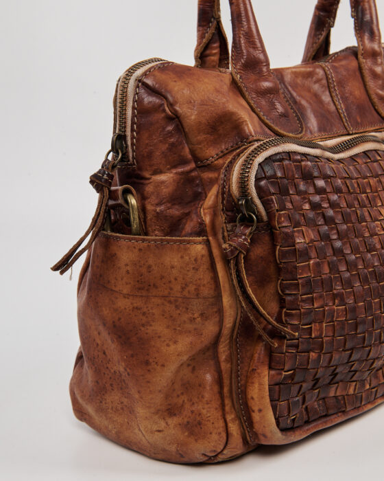 Винтажная кожаная сумка — фото 3