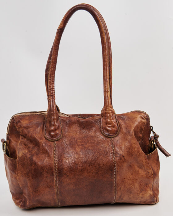 Винтажная кожаная сумка — фото 4