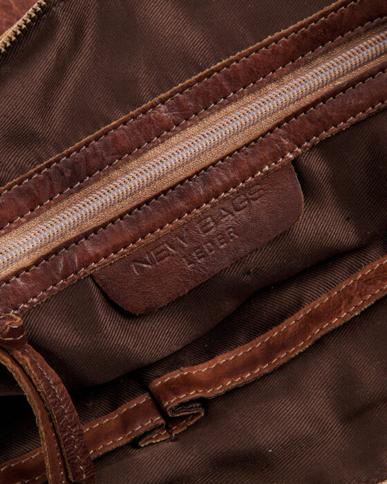 Винтажная кожаная сумка — фото 6