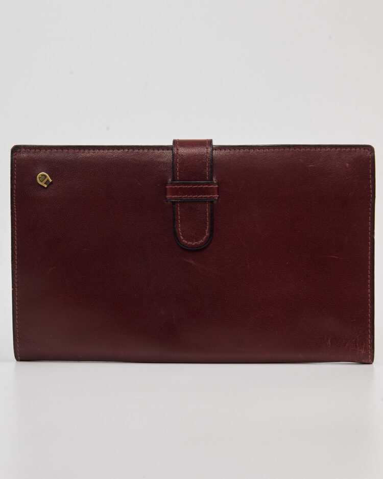 Винтажное портмоне из натуральной кожи