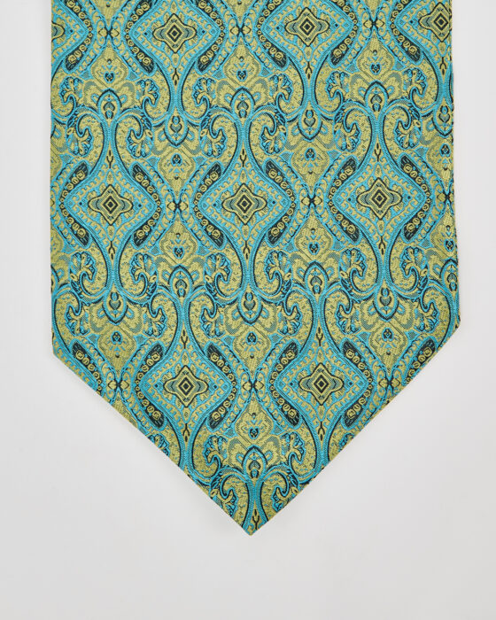 Винтажный шелковый галстук — фото 3