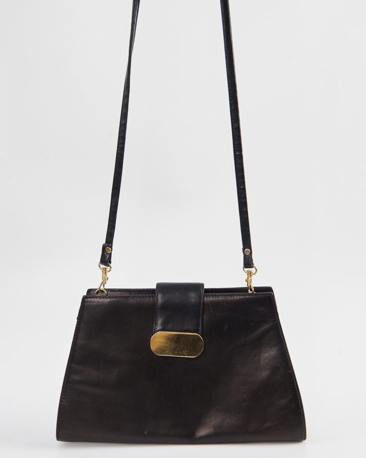 Винтажная кожаная сумка Enzo