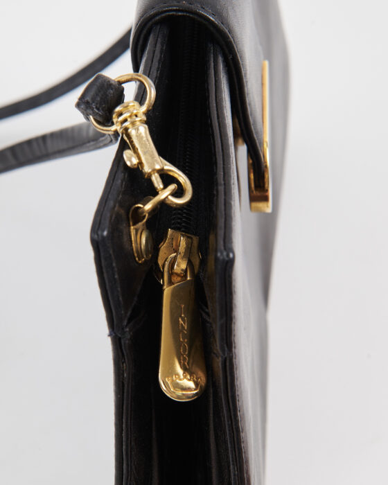 Винтажная кожаная сумка Enzo Enzo — фото 4