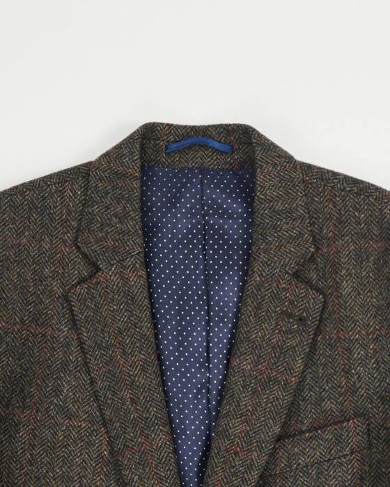 Винтажный пиджак из твида Crew clothing company — фото 3