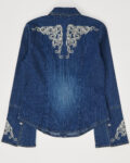 Джинсовая рубашка Explorer с вышивкой Explorer — фото 2
