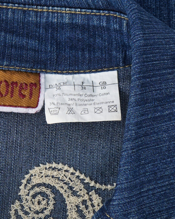 Джинсовая рубашка Explorer с вышивкой Explorer — фото 7