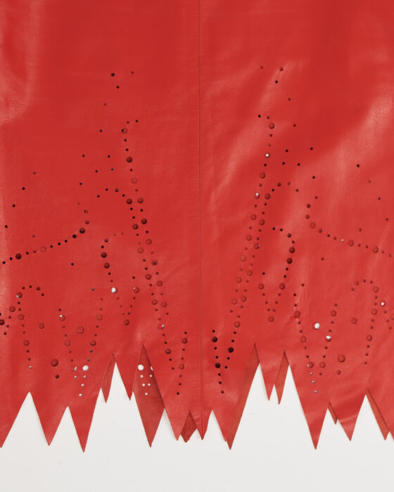 Винтажная кожаная юбка Iceberg ICEBERG — фото 2