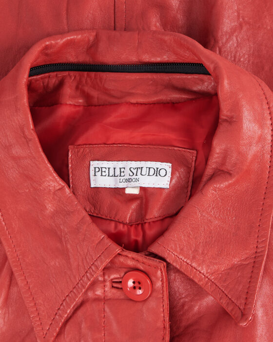 Винтажное кожаное пальто Pelle Studio London Pelle Studio London — фото 4