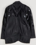 Винтажная кожаная куртка с декором — фото 2