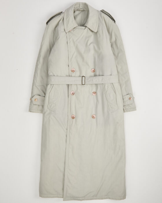 Винтажный утепленный тренч