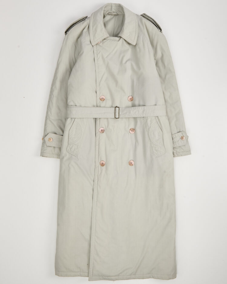 Винтажный утепленный тренч