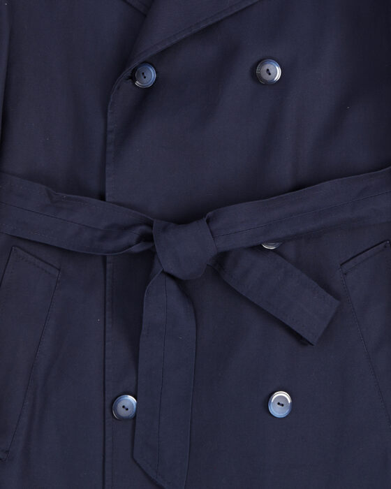 Винтажный двубортный тренч — фото 4