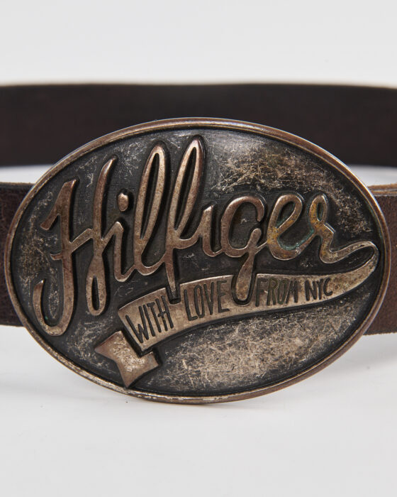 Кожаный ремень Hilfiger Tommy Hilfiger — фото 3