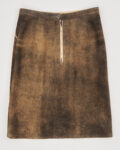 Винтажная замшевая юбка — фото 2