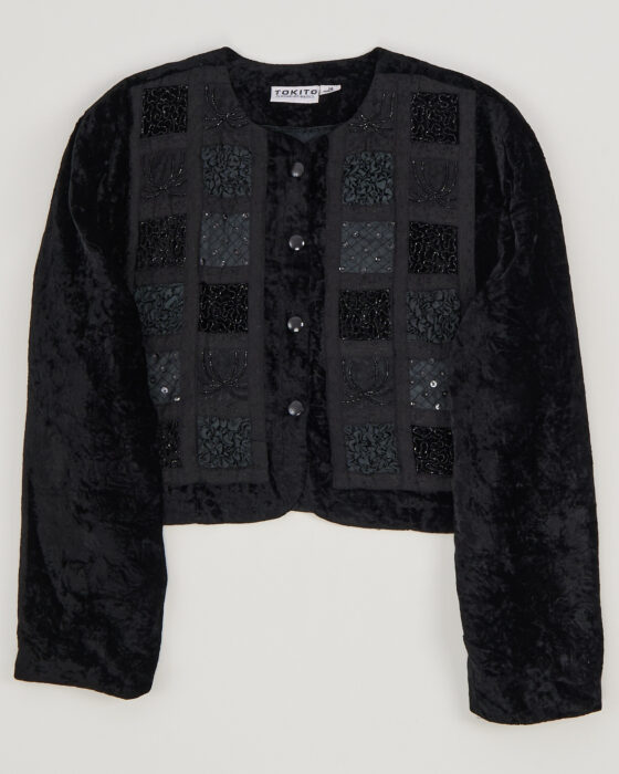 Бархатный жакет Tokito Tokito