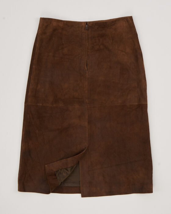 Винтажная замшевая юбка — фото 2