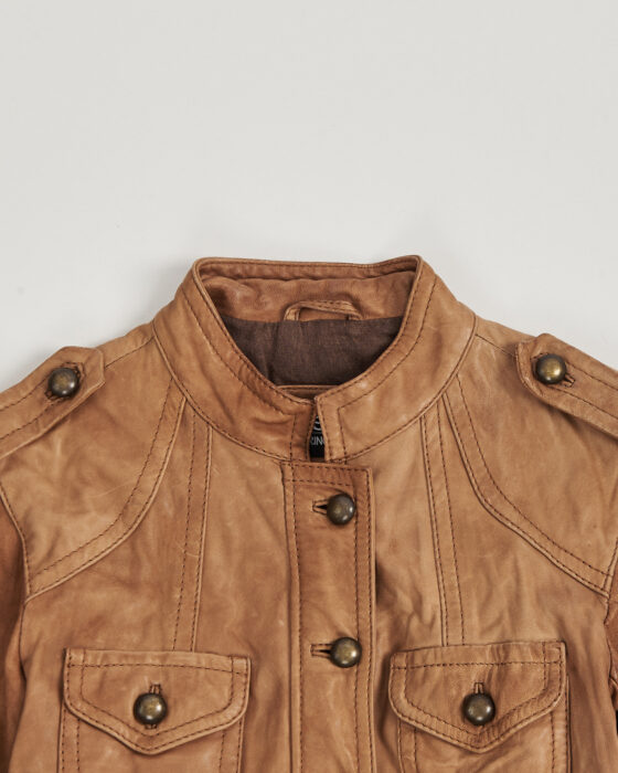 Винтажная кожаная куртка Inspire Inspire — фото 3