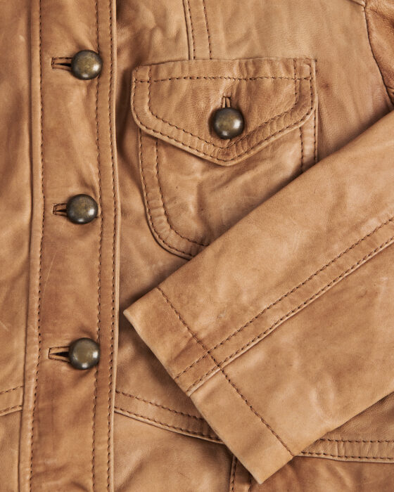 Винтажная кожаная куртка Inspire Inspire — фото 4