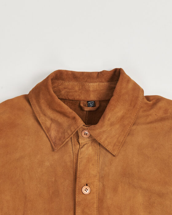 Винтажная замшевая рубашка — фото 3