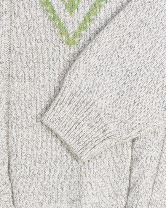 Винтажный  свитер с воротником на молнии Yes man — фото 4