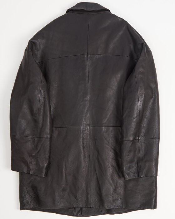 Винтажное кожаное пальто Gimos — фото 2