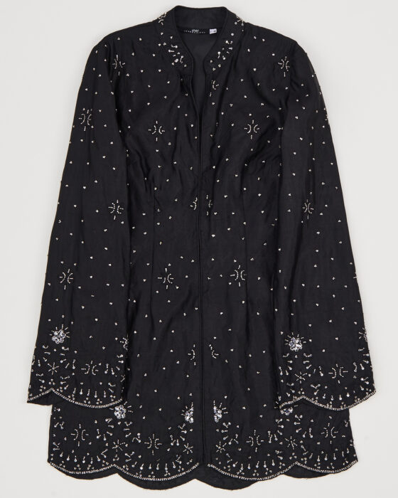 Винтажный шелковый жакет Art impressions