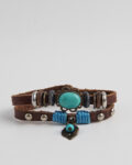 Винтажный браслет с бирюзовым камнем