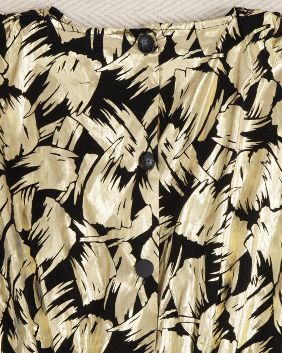 Винтажная блуза из ламе — фото 5