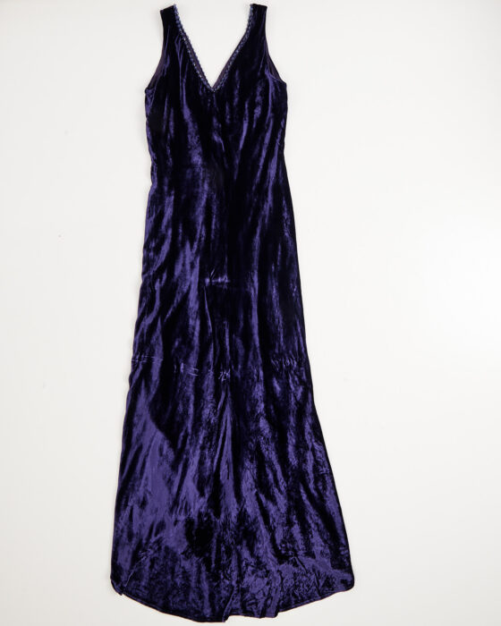 Винтажное бархатное платье — фото 2