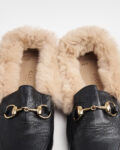Лоферы Gucci с меховой отделкой Gucci — фото 3