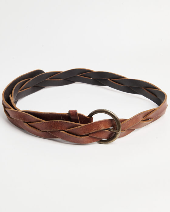 Винтажный кожаный ремень — фото 2