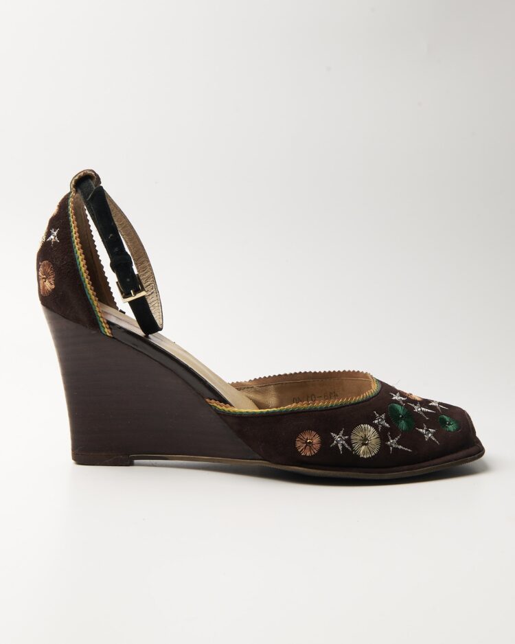 Туфли из замши Laura Berti