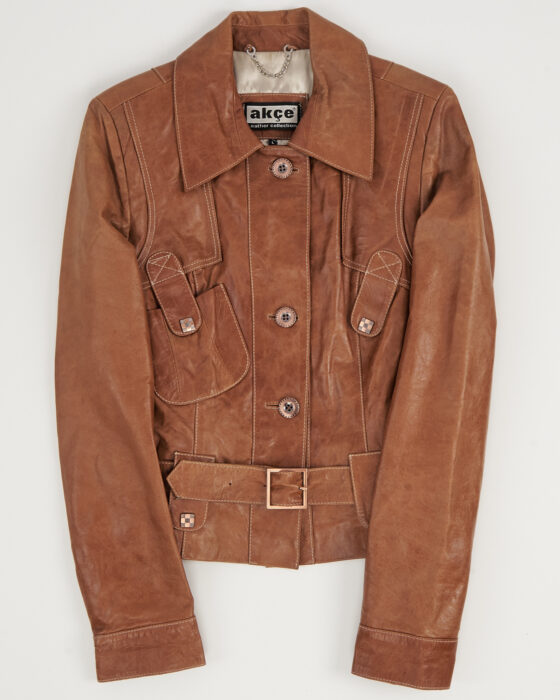 Кожаная куртка Akçe Akçe