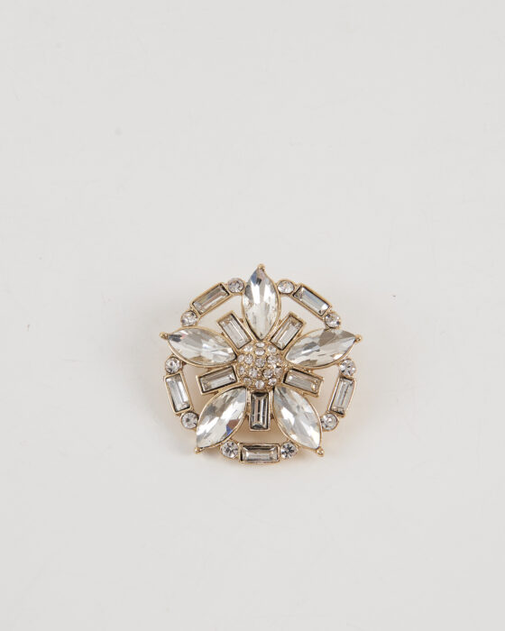 Винтажная брошь с кристаллами — фото 3