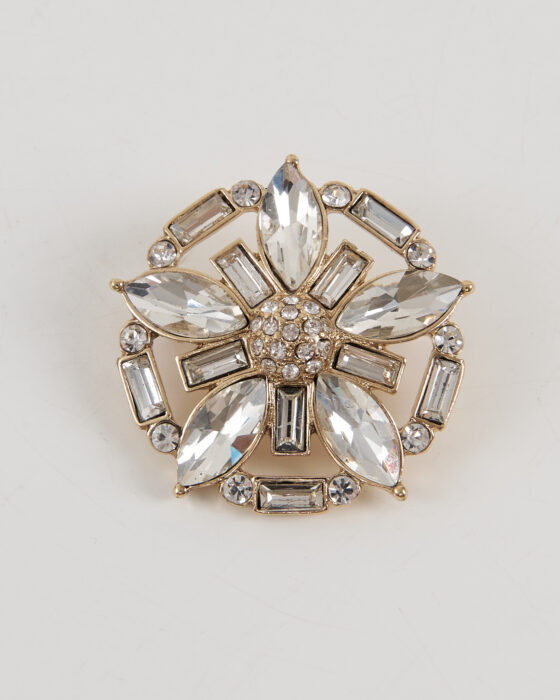 Винтажная брошь с кристаллами — фото 4