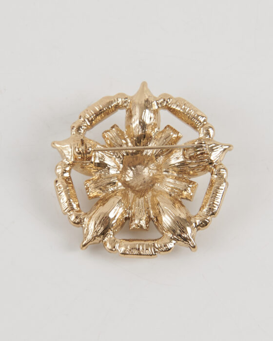 Винтажная брошь с кристаллами — фото 5