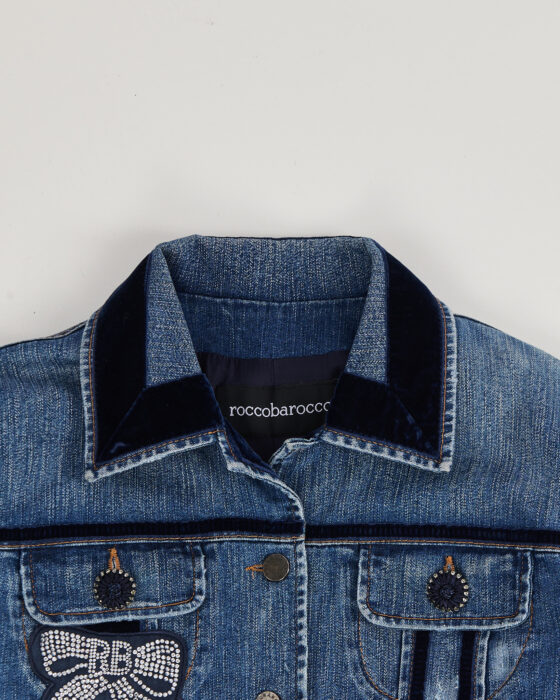 Джинсовая куртка Roccobarocco Roccobarocco — фото 3