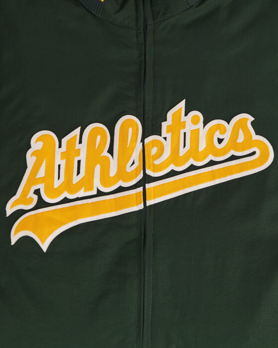 Винтажная куртка-бомбер Oakland Athletics Authentic — фото 4