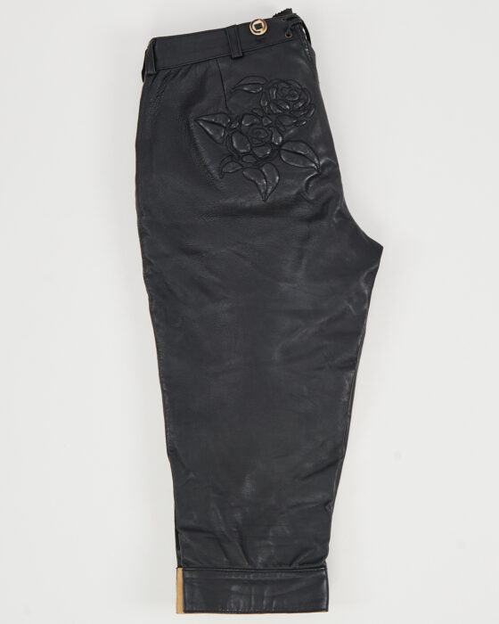 Винтажные бриджи из кожи KRUGER MADL — фото 4