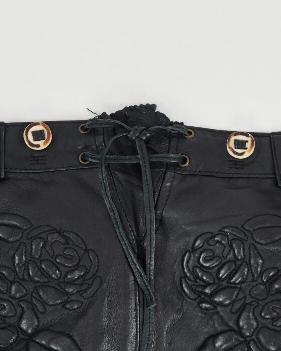 Винтажные бриджи из кожи KRUGER MADL — фото 6