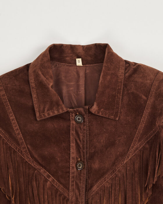 Винтажная куртка с бахромой — фото 3