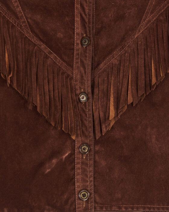 Винтажная куртка с бахромой — фото 4