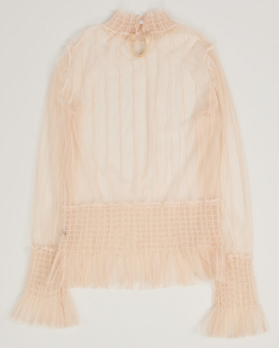 Винтажная полупрозрачная блуза — фото 2