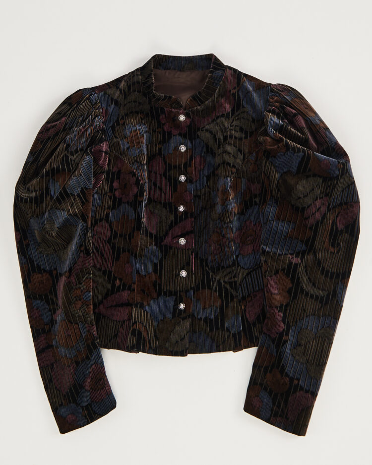 Винтажный вельветовый жакет